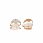 Golden Fancy Chappal For Women FN0827 - View 4