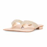 Golden Fancy Chappal For Women FN0832 - View 3