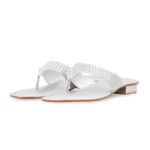 Silver Fancy Chappal For Women FN0832 - View 3
