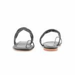 Black Fancy Chappal For Women FN0835 - View 4