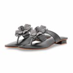 Black Fancy Chappal For Women FN0838 - View 3