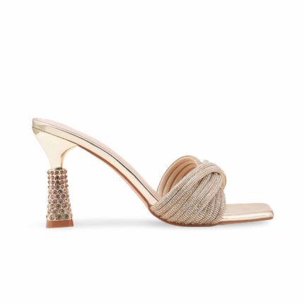 Golden Fancy Slipper For Women FN6246 - View 2