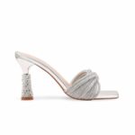 Silver Fancy Slipper For Women FN6246 - View 2