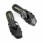 Black Fancy Slipper FN7901 - View 5