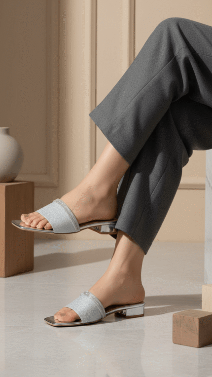 Silver Fancy Slipper FN7911 - View 1