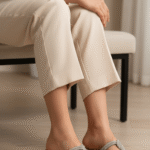 Silver Fancy Slipper For Women FN7912 - View 1