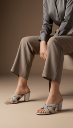 Silver Fancy Slipper FN7919 - View 1