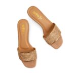 Golden Fancy Slipper For Women FN7960 - View 5