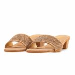 Golden Fancy Slipper For Women FN7960 - View 3