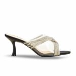 Black Fancy Bridal Slipper FN7973 - View 2