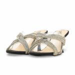 Black Fancy Bridal Slipper FN7973 - View 3