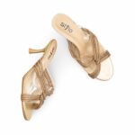 Golden Fancy Bridal Slipper FN7973 - View 5