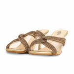 Golden Fancy Bridal Slipper FN7973 - View 3