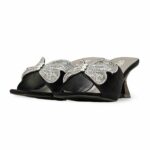Black Fancy Slipper For Women FN7974 - View 3