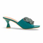 Green Fancy Slipper For Ladies FN7974 - View 2