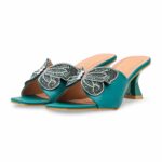 Green Fancy Slipper For Ladies FN7974 - View 3