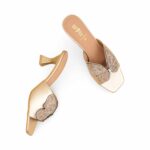 Golden Fancy Slipper For Women FN7974 - View 5