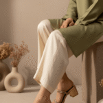 Golden Fancy Slipper For Women FN7977 - View 1