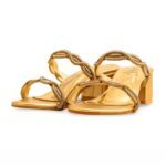 Golden Fancy Slipper For Women FN7977 - View 3
