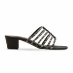 Black Fancy Slipper For Women FN7979 - View 2