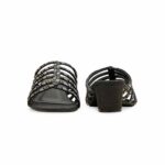 Black Fancy Slipper For Women FN7979 - View 4