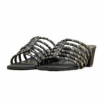 Black Fancy Slipper For Women FN7979 - View 3