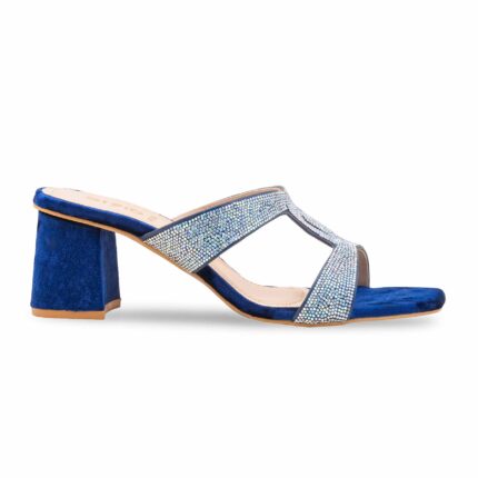 Blue Fancy Slipper For Women FN7980 - View 2
