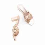 Golden Fancy Slipper For Ladies FN7984 - View 5