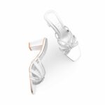 Silver Fancy Slipper For Ladies FN7984 - View 5