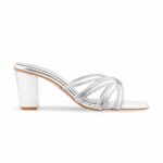 Silver Fancy Slipper For Ladies FN7984 - View 2
