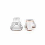 Silver Fancy Slipper For Ladies FN7984 - View 4