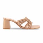 Golden Fancy Slipper For Ladies FN7987 - View 2