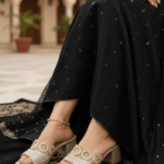 Golden Fancy Slipper For Women FN7993 - View 1