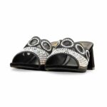 Black Fancy Slipper For Ladies FN7993 - View 3