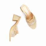 Golden Fancy Slipper For Women FN7993 - View 5