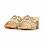 Golden Fancy Slipper For Women FN7993 - View 3
