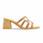 Golden Fancy Slipper For Ladies FN7994 - View 2