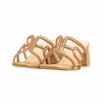 Golden Fancy Slipper For Ladies FN7994 - View 3