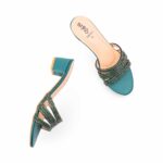 Green Fancy Slipper For Ladies FN8001 - View 5
