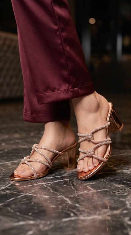 Peach Fancy Women Slipper FN8002 - View 1