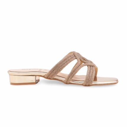 Golden Fancy Slipper For Women FN8003 - View 2