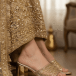 Golden Fancy Slipper For Women FN8004 - View 1