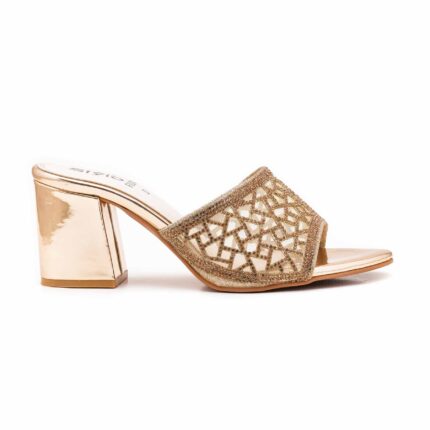 Golden Fancy Slipper For Women FN8004 - View 2