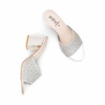 Silver Fancy Women Slipper FN8004 - View 5