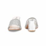 Silver Fancy Women Slipper FN8004 - View 4