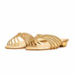 Golden Fancy Slipper For Ladies FN8009 - View 3