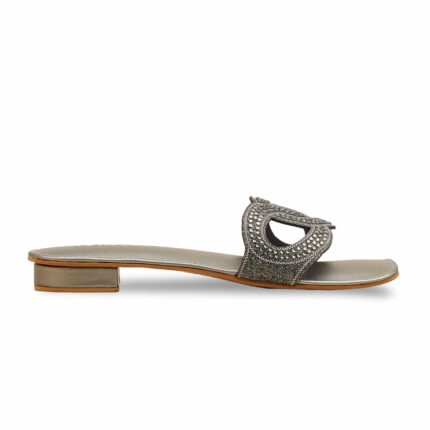 Grey Fancy Women Slipper FN8010 - View 2