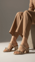 Golden Fancy Slipper For Women FN8013 - View 1