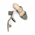 Black Fancy Slipper For Women FN8013 - View 5
