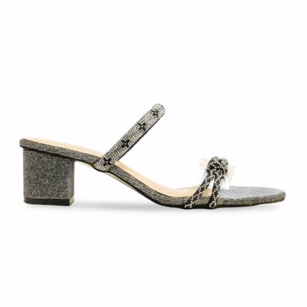 Black Fancy Slipper For Women FN8013 - View 2